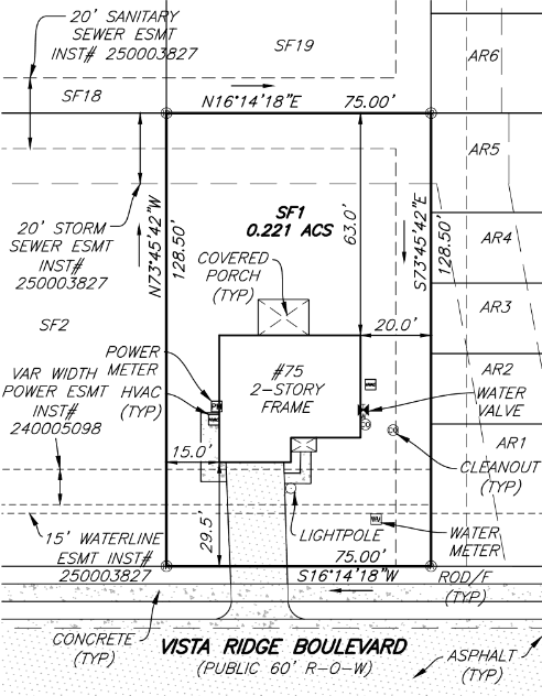 SF1 final residential improvement survey